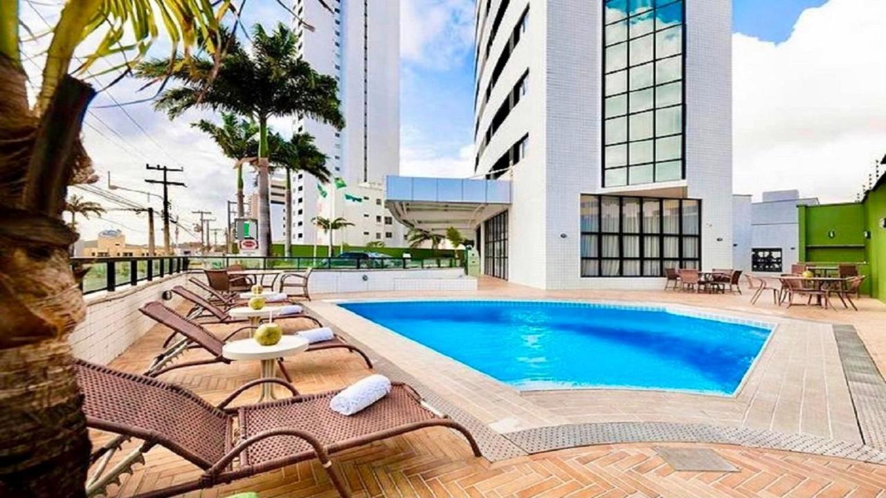 Natal Plaza 1608 Praia - Nbi - Praia Ponta Negra - Vista X Mar Appartement Buitenkant foto